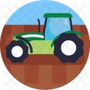 Bio Food And Agriculture Tractor Farming Icon