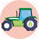 Bio Food And Agriculture Tractor Farm Icon