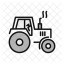 Vehicle Tractor Gardening Icon