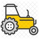 Tractor Vehicle Agriculture Icon