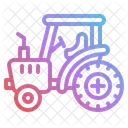 Tractor Agriculture Vehicle Icon