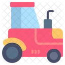 Tractor Agriculture Vehicle Farm Transportation Icon