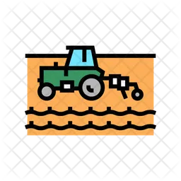 Tractor cosechador  Icono