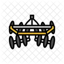Disc Harrow Tractor Icon