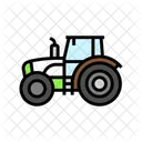 Farming Tractor Side Icon