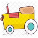Tractor Agricultural Machinery Farmer Truck Icon