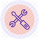 Tractor Repair Shop Tractor Repair Icon