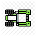Agriculture Tractor Top Icon