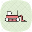 Tractor Tracks Farm Icon
