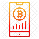 Trade Smartphone Application Crypto Digital Money Cryptocurrency Icon