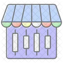 Trade Market Lineal Color Icon Icon