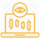 Trade Surveillance Duotone Line Icon Icon