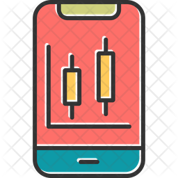 Trading Icon - Download in Colored Outline Style
