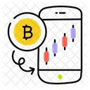 Trading App Mobile Trading Bitcoin Trading Icon