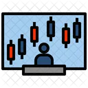 Trading Chart Candle Chart Trading Graph Icon