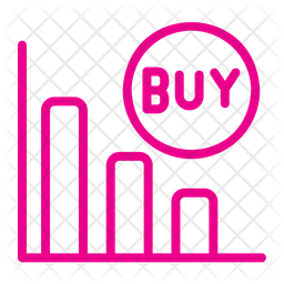 Trading Chart Icon - Download in Line Style