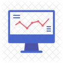 Trading Computer Graph Icon