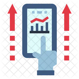 Trading Growth  Icon