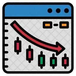 Trading Loss  Icon