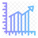 Trading Up Growth Chart Growth Icon