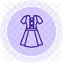 Traditional Clothing Line Icon Icon