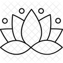 Traditional flower Icon