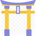 Traditional Gate Torii Gate Landmark Icon