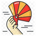 Traditional Hand Fan  Icon