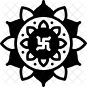 Traditional Rangoli Pattern Icon