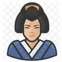 Traditional Japanese Woman Icon