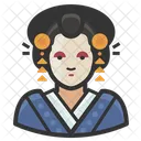 Traditional Japanese Woman User Character Icon