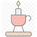 Traditional Lamp Lineal Color Icon Icon
