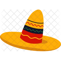 Traditional Mexico Hat  Icon