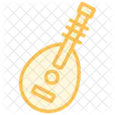 Traditional Oud Duotone Line Icon Icon