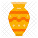 Decorative Pot Traditional Pottery Home Decor Icon