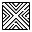 Traditionelle Textur Schmuck Symbol