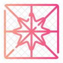 Traditionelle Textur Schmuck Symbol