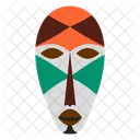 Afrikanische Kultur Stammesmaske Kulturelle Maske Symbol