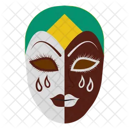 Traditionelle Maske  Symbol