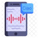 Traducción de voz  Icono