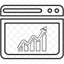 Grafico Crescimento Melhoria Ícone