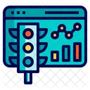 Itraffic Trafego Da Web Analise De Trafego Da Web Ícone