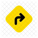Traffic Sign Turn Icon