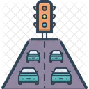 Traffic Jam Road Icon