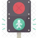 Traffic Pedestrian Walking Icon