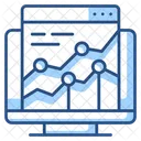 Traffic Analysis Trend Analysis Data Analysis Icon