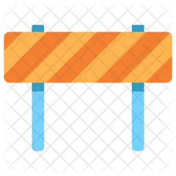 Traffic barrier  Icon