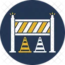 Traffic Barrier Traffic Cone Check Point Icon
