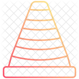 트래픽 콘  아이콘