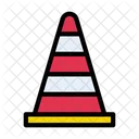 Cone Block Safety Icon
